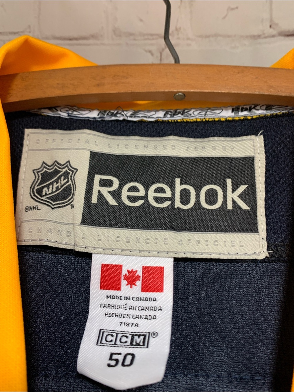 Reebok Jack Eichel 15 Buffalo Sabres Hockey Jersey Size 50 2015-2017 - Picture 3 of 5